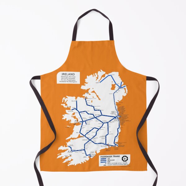 Item preview, Irish Rail Map 1969 designed and sold by traincrewdesign.