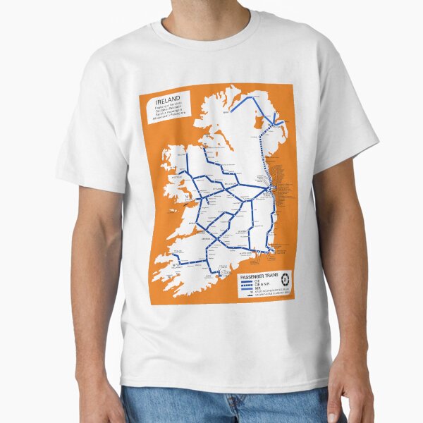 Item preview, Irish Rail Map 1969 designed and sold by traincrewdesign.