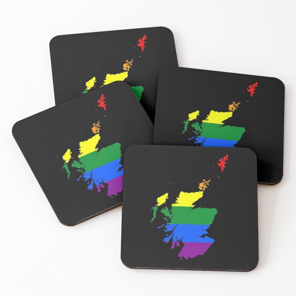 Item preview, LGBT Flag Scotland Map  designed and sold by RBEnt.