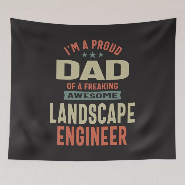 Item preview, Proud Dad Of an Awesome Landscape Engineer designed and sold by cidolopez.