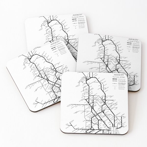 Item preview, British Rail - Intercity Carriage Map 1993 designed and sold by traincrewdesign.