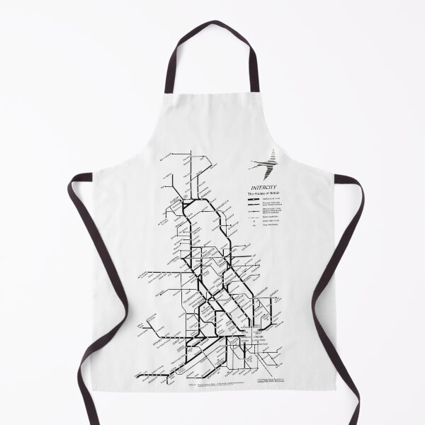 Item preview, British Rail - Intercity Carriage Map 1993 designed and sold by traincrewdesign.