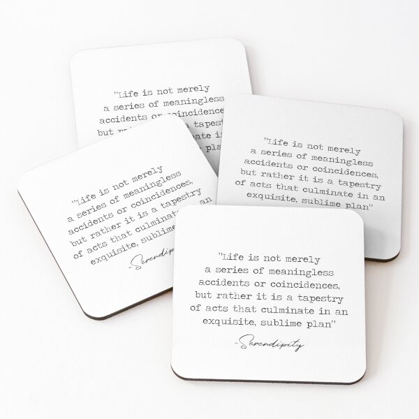 Item preview, Serendipity Quote designed and sold by doodle189.