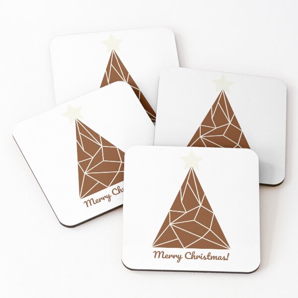 Item preview, Merry Christmas - Polygon Christmas Tree designed and sold by 2-Of-A-Kind.