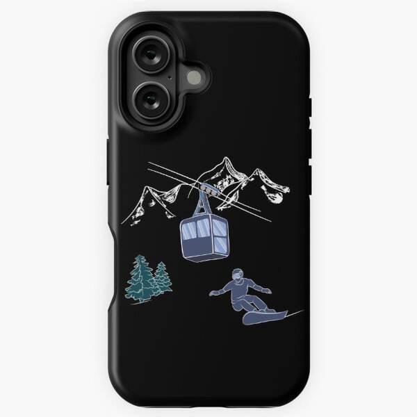 Item preview, Snowboarding Powder to the People Ski Lift Resort Winter Sports designed and sold by TheInkElephant.