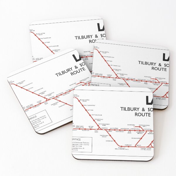 Item preview, LMS Tibury and Southend Route Map designed and sold by traincrewdesign.