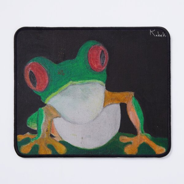 Item preview, Red eyed green frog designed and sold by Rebekah Gavra.