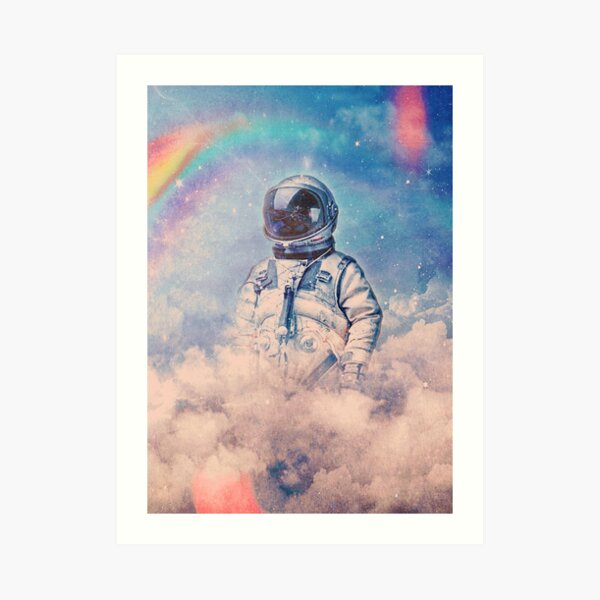Between the Clouds Art Print