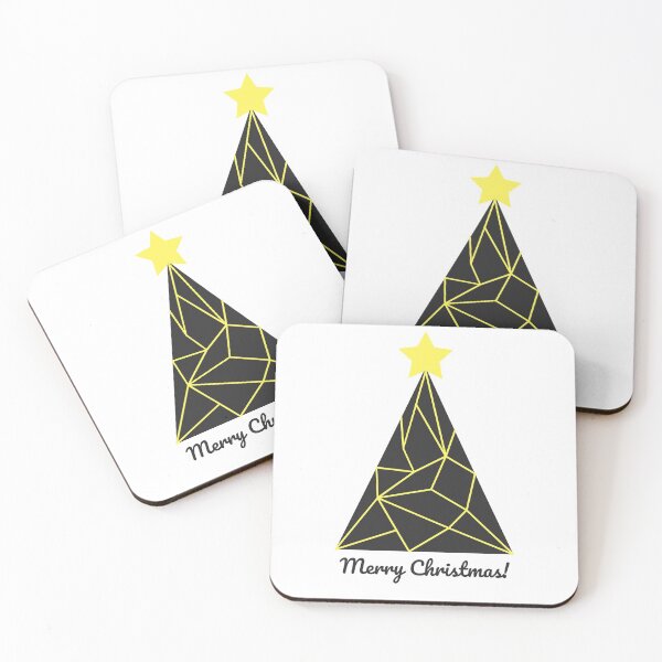 Item preview, Happy Holidays & Merry Christmas - Polygon Christmas Tree designed and sold by 2-Of-A-Kind.