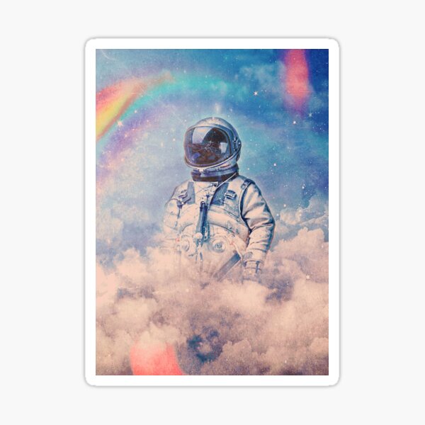 Between the Clouds Sticker