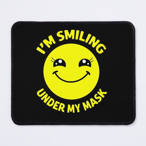 Item preview, I'm Smiling Under My Mask designed and sold by funnytshirtemp.
