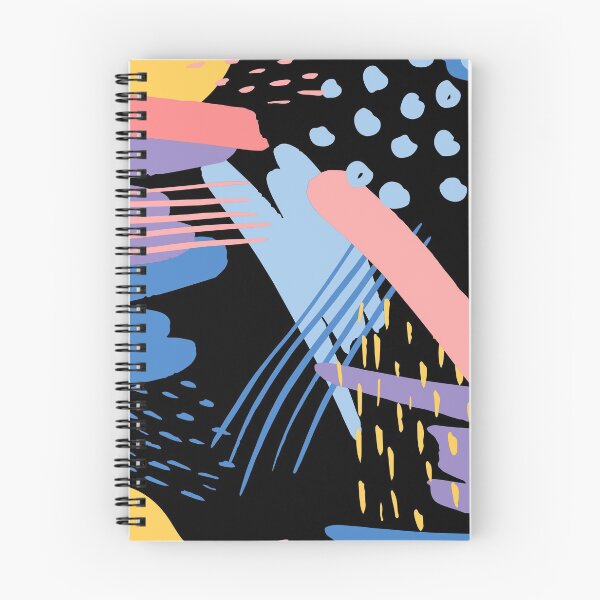 Item preview, Bright and Bold Colourful Abstract Pattern in Blue, Pink, Black and Yellow designed and sold by JulieSouster.