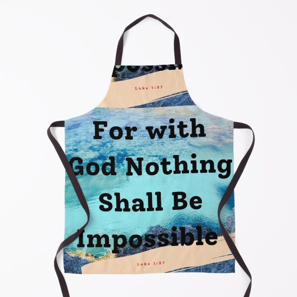 Item preview, With God nothing is impossible designed and sold by Scripcher.