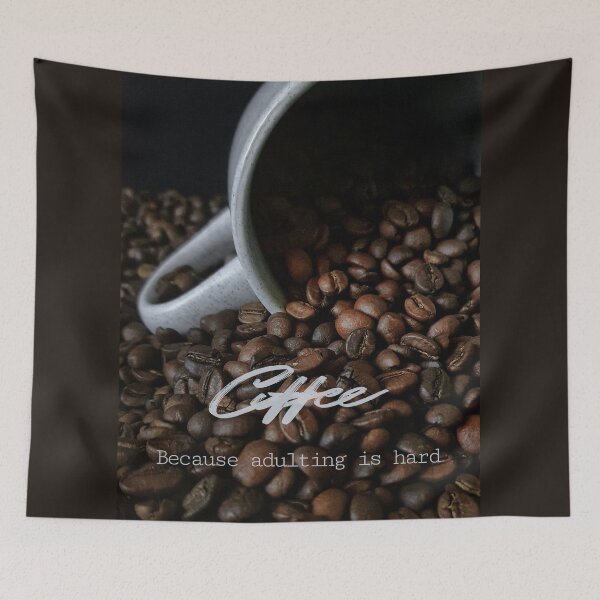 Item preview, Coffee because adulting is hard designed and sold by orangerinka.