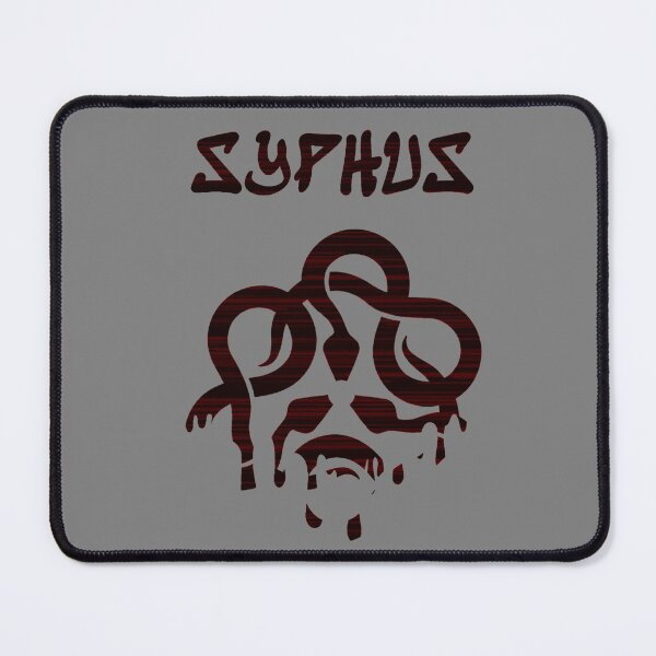 Item preview, syphus dripping glitch logo deep red designed and sold by YOStudios.