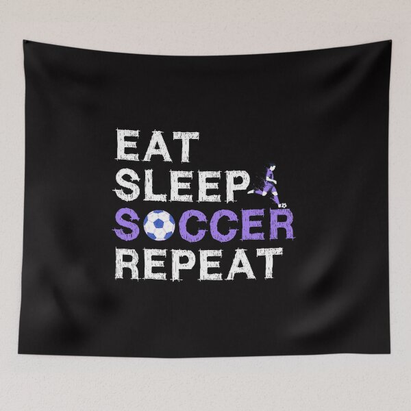 Item preview, Eat Sleep Soccer Repeat Shirt Cool Sport Player Gift designed and sold by TECHTiFY.