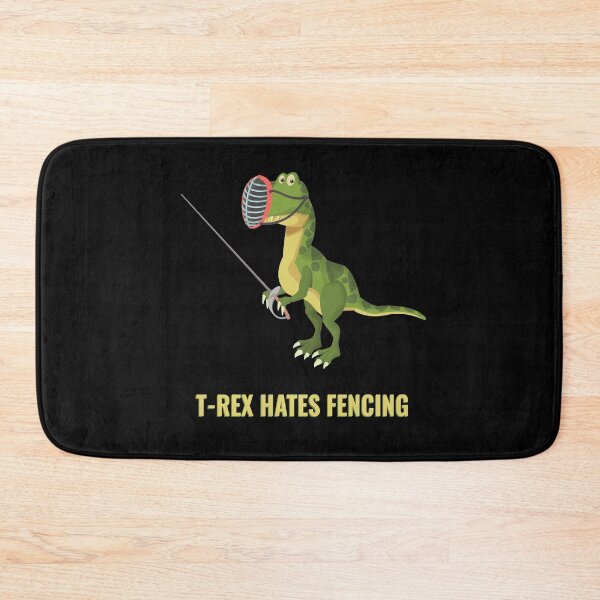 Item preview, Fencing Fencer T-Rex Hates Fencing designed and sold by MooonTees.