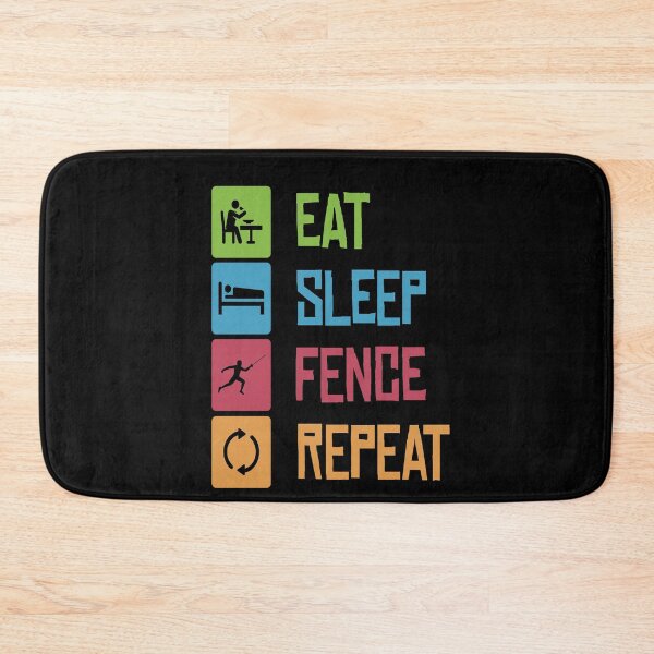 Item preview, Eat Sleep Fence Fencing Fencer Epee designed and sold by MooonTees.