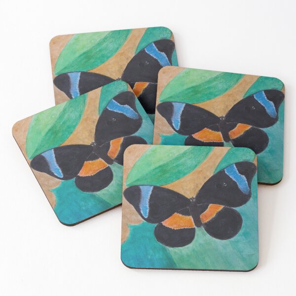 Item preview, orange blue and black butterfly designed and sold by Rebekah Gavra.