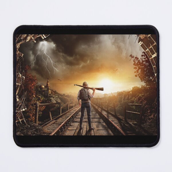 Item preview, PUBG, pubg, pubg mobile, game, weapon, train track, sunset, pc, game, weapon, train track, sunset designed and sold by Jhonnyyy.