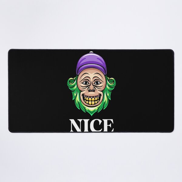hit monkey Desk Mat