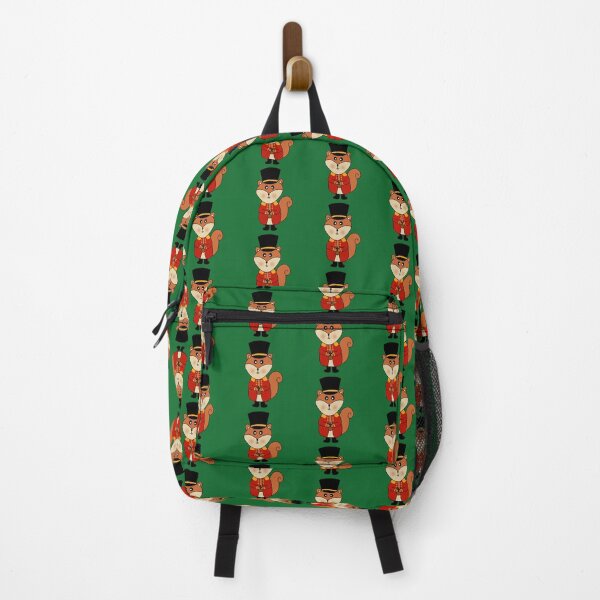 Item preview, Squirrel Nutcracker Pattern Green Background designed and sold by DeliliahDoodles.