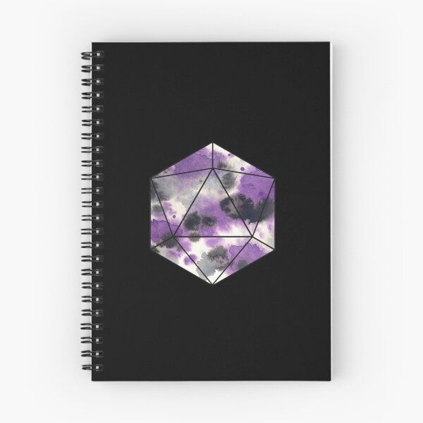 Item preview, Asexual Pride Watercolor D20 designed and sold by BriannaZumbro.
