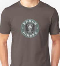 Space Pirate Seal Slim Fit T-Shirt