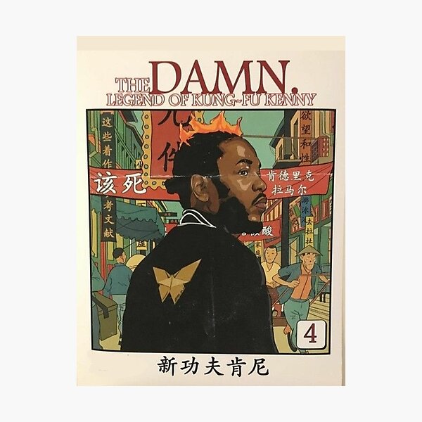 Aperçu de l'œuvre Kendrick Lamar Merde Bande Dessinée créée et vendue par CloneCodex.