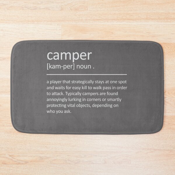 Item preview, Funny Camper Definition Gaming Art designed and sold by Gamicnum.
