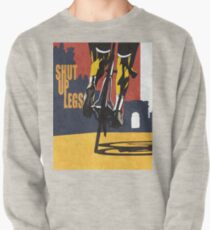 Sudadera cerrada cartel de ciclismo de ilustración de Tour de France con estilo retro print: CIERRE DE PIERNAS