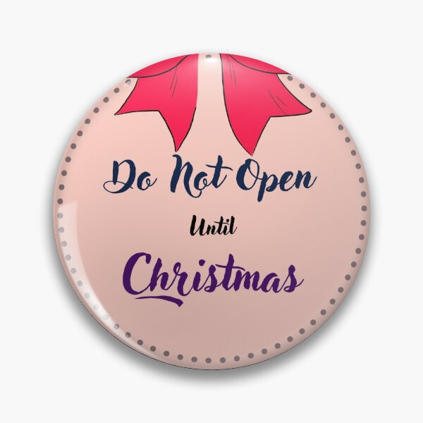 Item preview,  Do not open until Christmas! Colorful Design for Christmas gifts ideas designed and sold by AnnastasiiaD.