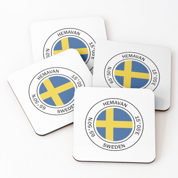 Item preview, Hemavan Longitude And Latitude, Sweden, Hemavan GPS Coordinates - Cute Birthday Or Christmas Gift For Traveler designed and sold by InspireShop.