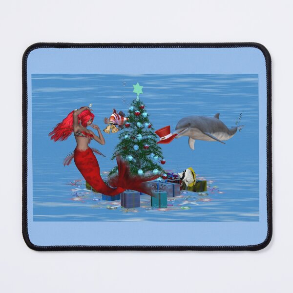 Item preview, Pause for Thought .. a mermaid christmas designed and sold by LoneAngel.