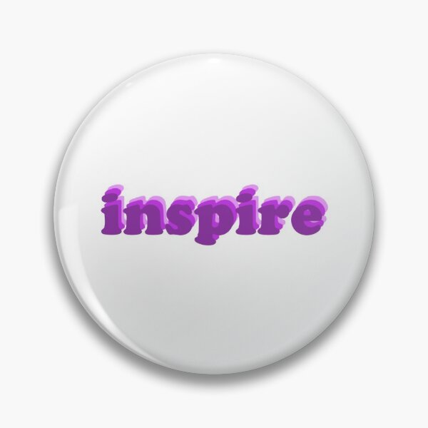 Item preview, inspire - purple lettering designed and sold by violetsareblue8.