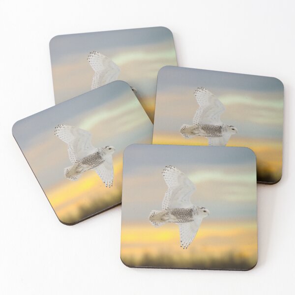 Item preview, Sunset Snowy In Flight designed and sold by Owl-Images.