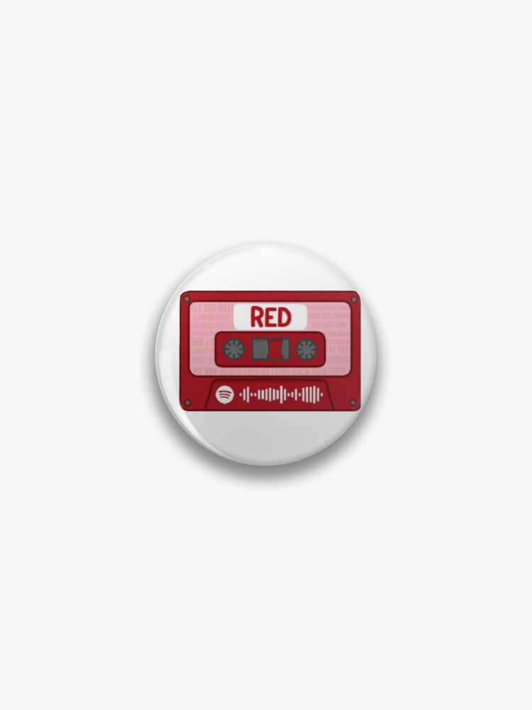 Badge avec l'œuvre « Red Taylor's Version CD de Taylor Swift » de