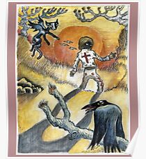 Cross Ghost Gram Parsons Poster