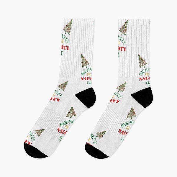 Item preview, Permanently on the naughty list with Christmas trees designed and sold by AnnaBBS.
