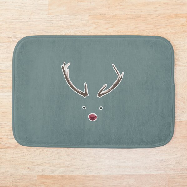 Item preview, Rudolph the Red-Nosed Reindeer Minimalist Christmas Decor designed and sold by Abstract-Artist.