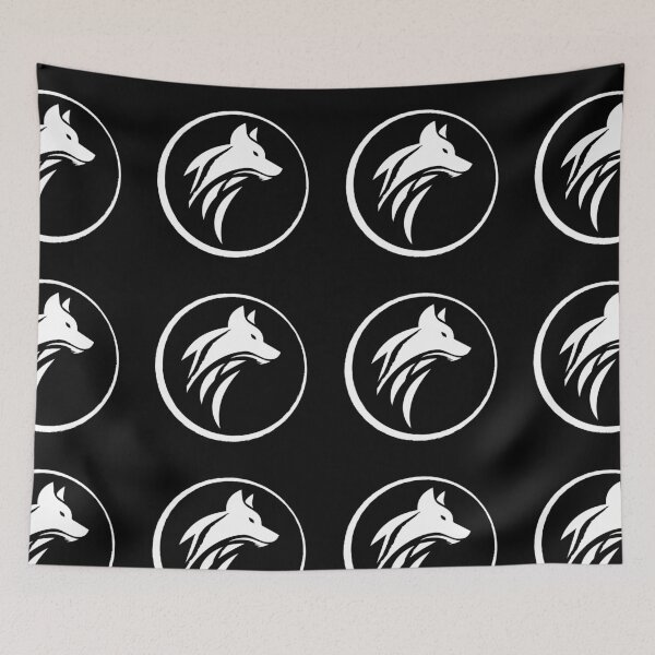 Item preview, GOWILD Zebra Wolf black & white designed and sold by GOWILDstyle.