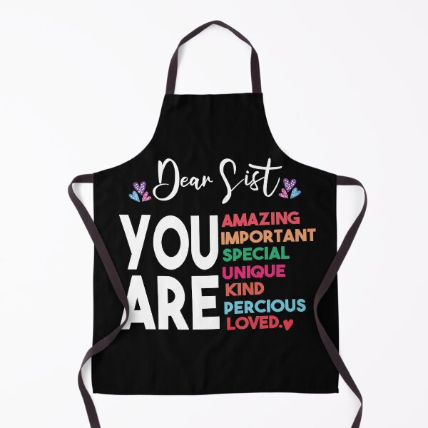 Item preview, Dear Sis, I Love My Sister Family Love Heart Gift designed and sold by Heddar Badreddine.