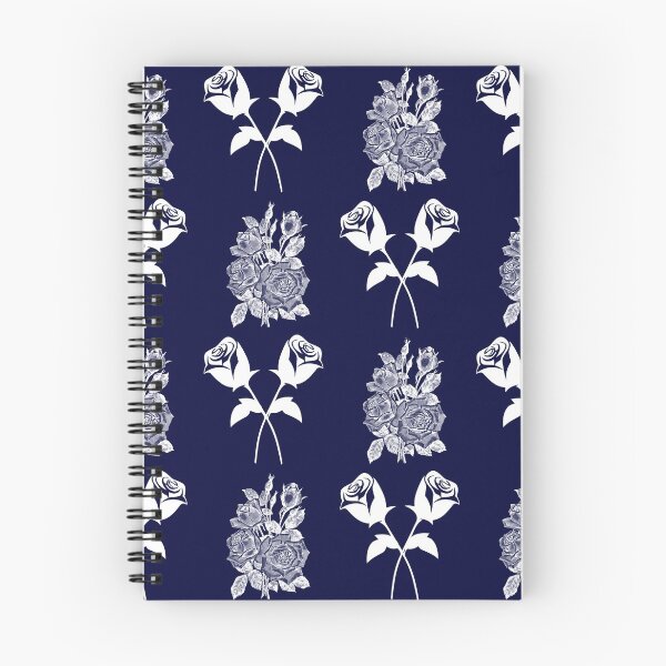 Item preview, White roses art patterns illustration designed and sold by Sameera Amir.