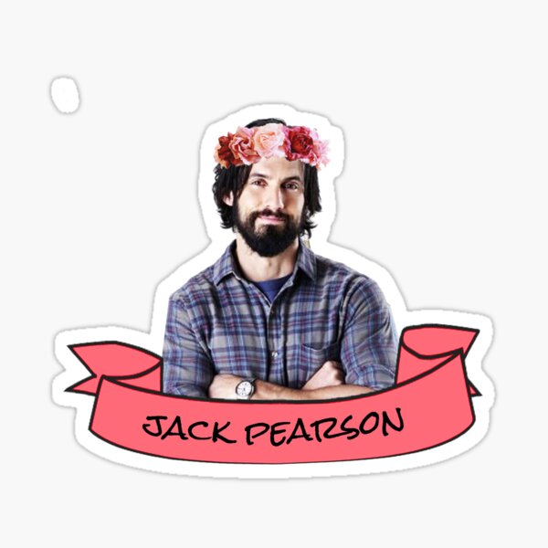 Artikel-Vorschau von Jack Pearson Blumenkrone Aufkleber, designt und verkauft von lunalovebad.