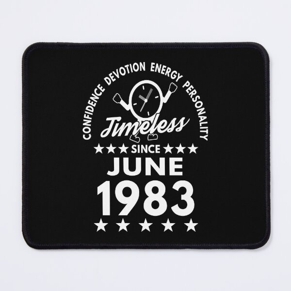 Item preview, June Birthday Timeless Person -1983 - White Text designed and sold by MoonsmileProd.
