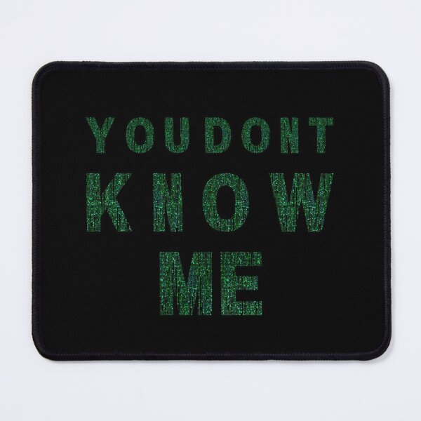 Item preview, MATRIX YOU DON'T KNOW ME THE MATRIX 4 ► MATRIX INSPIRED designed and sold by MORE-THE-BRAND.