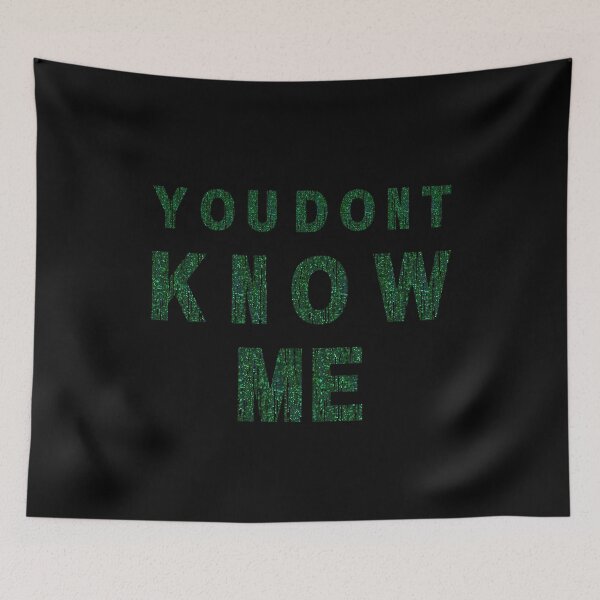 Item preview, MATRIX YOU DON'T KNOW ME THE MATRIX 4 ► MATRIX INSPIRED designed and sold by MORE-THE-BRAND.