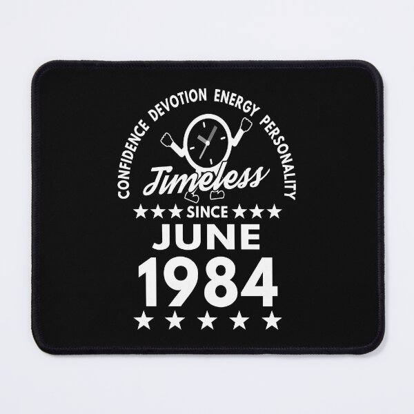 Item preview, June Birthday Timeless Person -1984 - White Text designed and sold by MoonsmileProd.