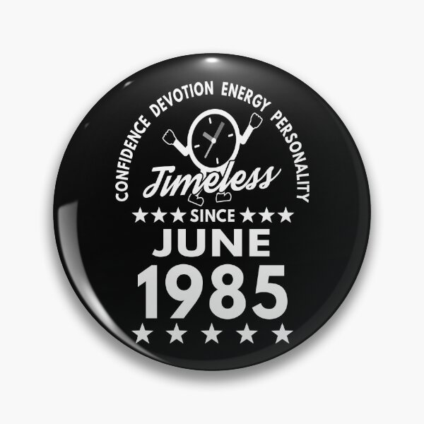 Item preview, June Birthday Timeless Person -1985 - White Text designed and sold by MoonsmileProd.