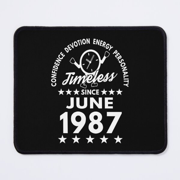 Item preview, June Birthday Timeless Person -1987 - White Text designed and sold by MoonsmileProd.